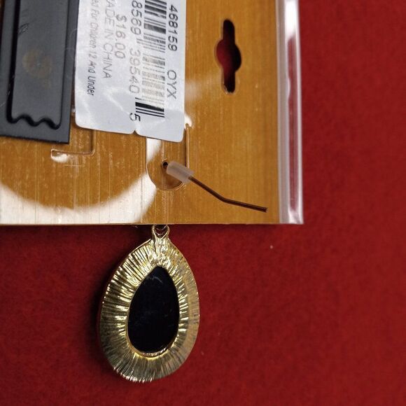 NWT Erica Lyons Dangling Teardrop Earrings - Picture 4 of 5